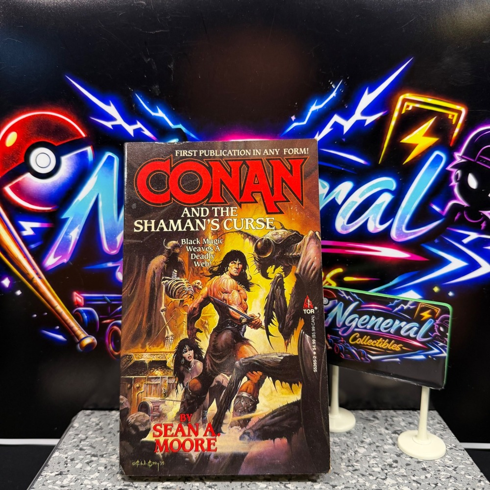 Conan and the Shaman's Curse Sean A Moore 1996 First Edition Tor Paperback